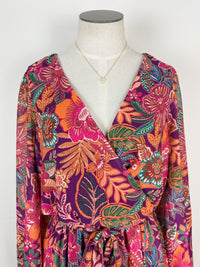 Wren Printed Dress in Mixed Floral