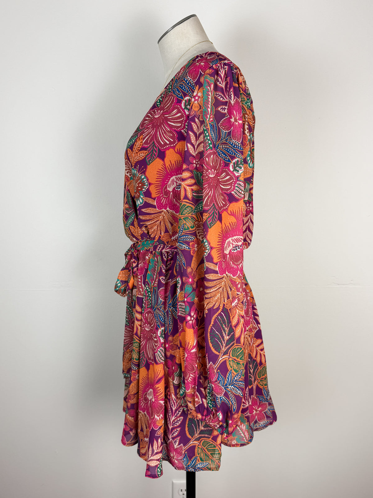 Wren Printed Dress in Mixed Floral