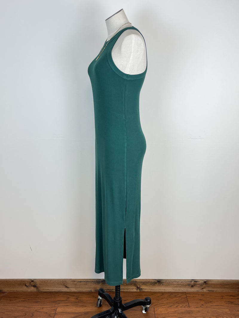 Basic Racerback Maxi Dress in Spruce