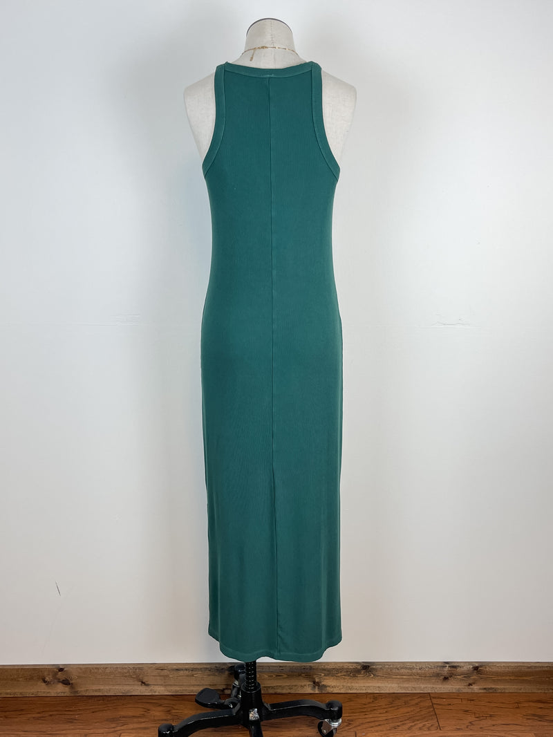 Basic Racerback Maxi Dress in Spruce