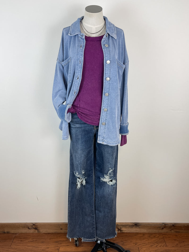 Kennedy Jacket in Denim Wash