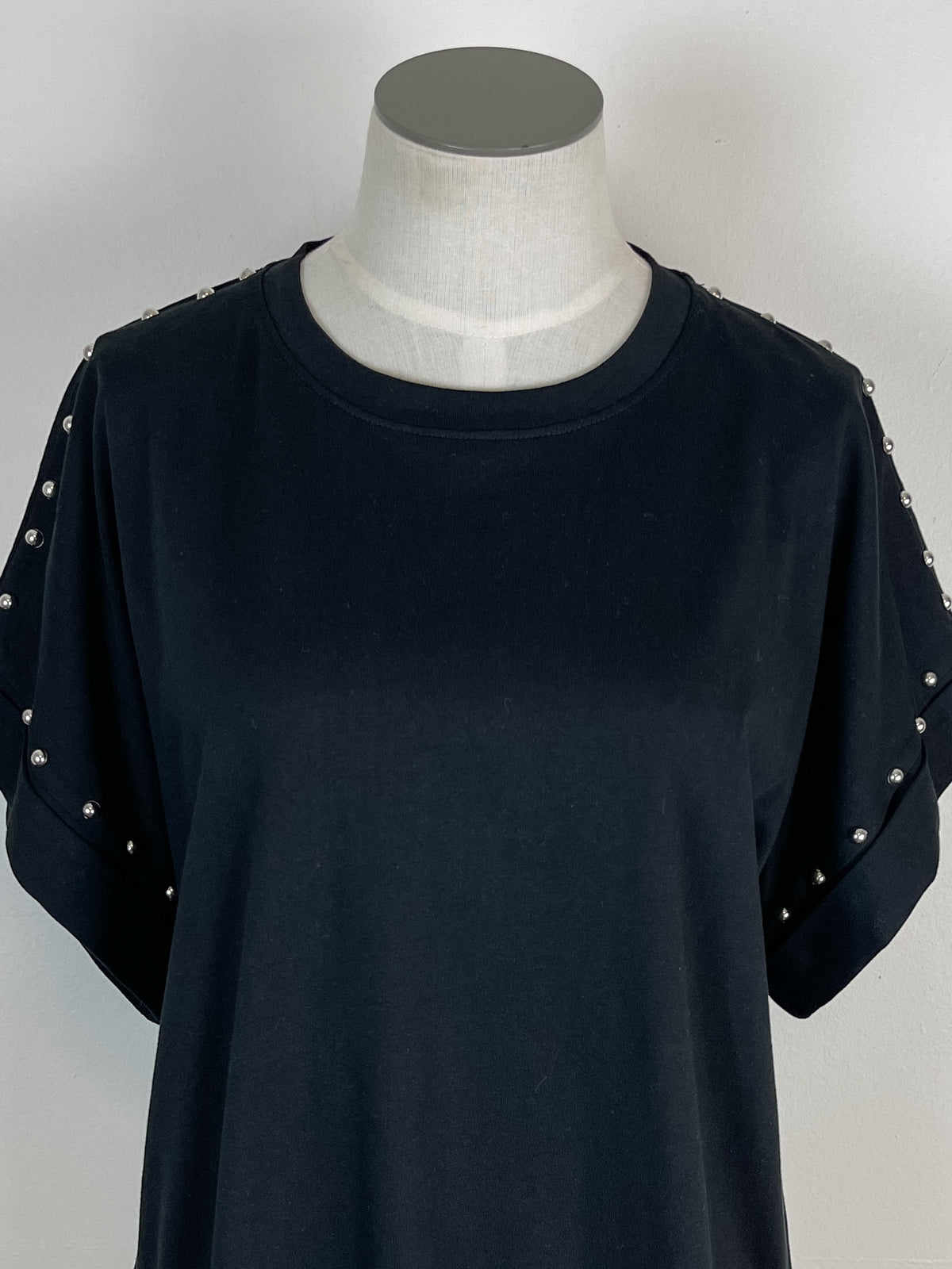Studded Tee in Black