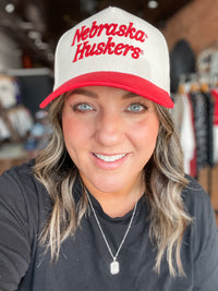 Nebraska Script Canvas Hat