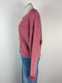 Melody Cardigan in Dusty Pink
