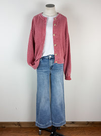 Melody Cardigan in Dusty Pink