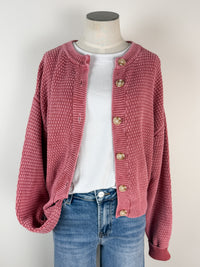 Melody Cardigan in Dusty Pink