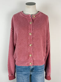 Melody Cardigan in Dusty Pink