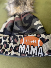 Football Mama Stocking Hat