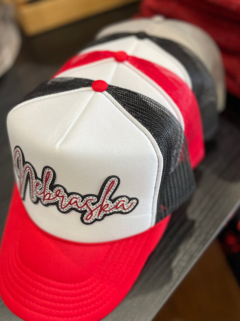 Nebraska Rhinestone Hat