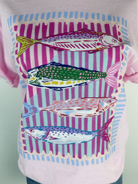 Fish Tee in Pink