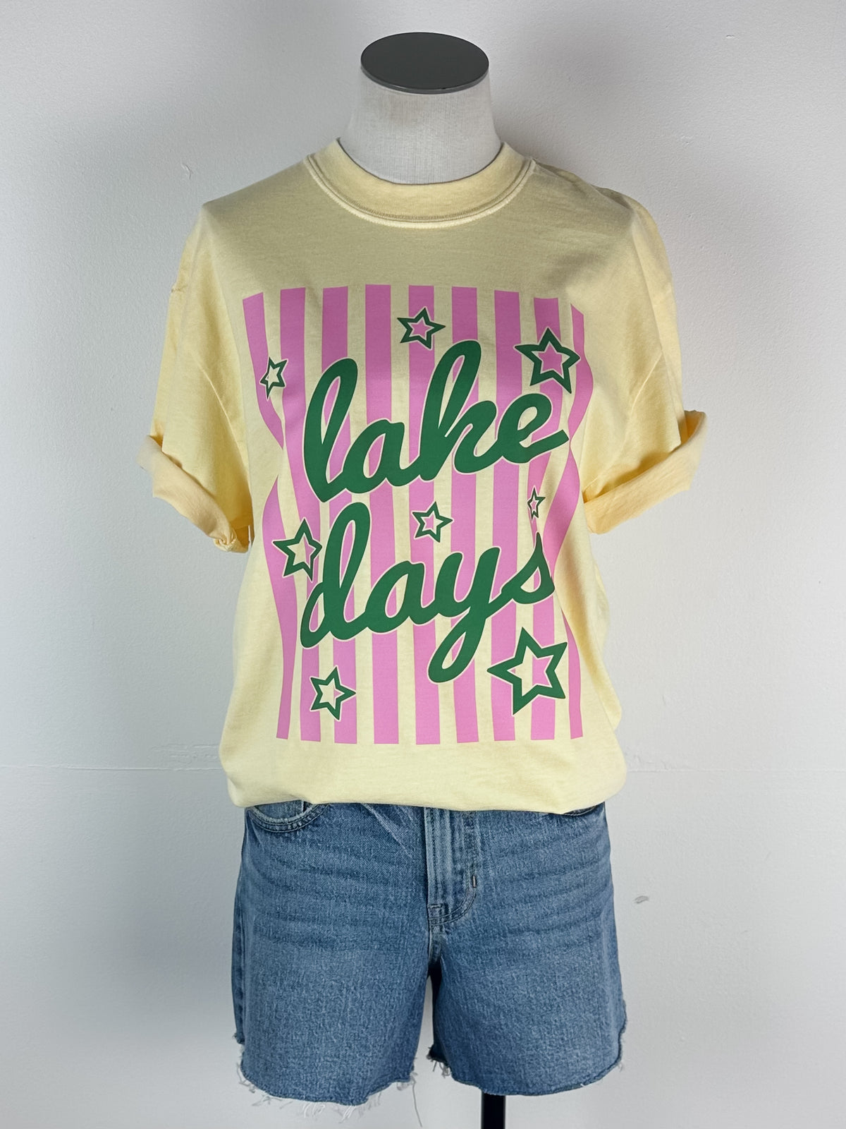 Lake Days Tee in Butter