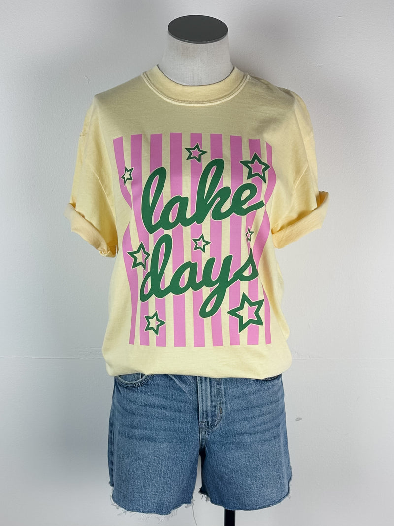 Lake Days Tee in Butter