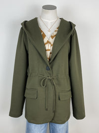 Abby Hooded Jacket in Olive