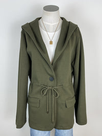 Abby Hooded Jacket in Olive