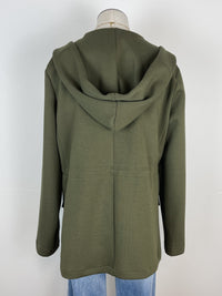 Abby Hooded Jacket in Olive