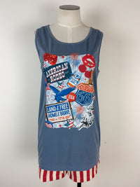 American Rodeo Tank in Washed Navy