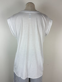 She Loves Jesus Muscle Tee in White