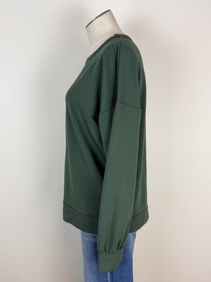 Addy Long Sleeve Top in Green