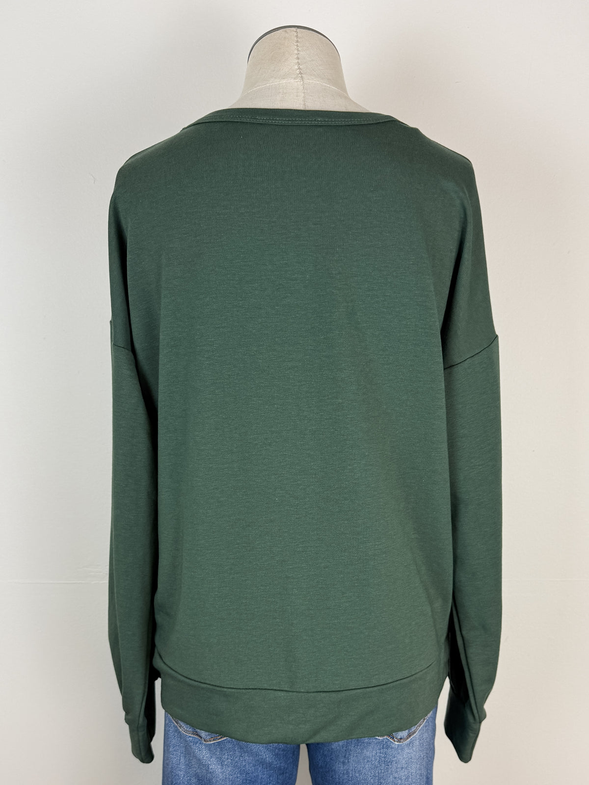 Addy Long Sleeve Top in Green