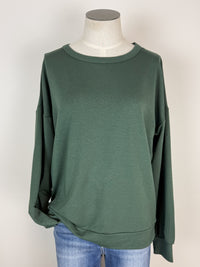 Addy Long Sleeve Top in Green