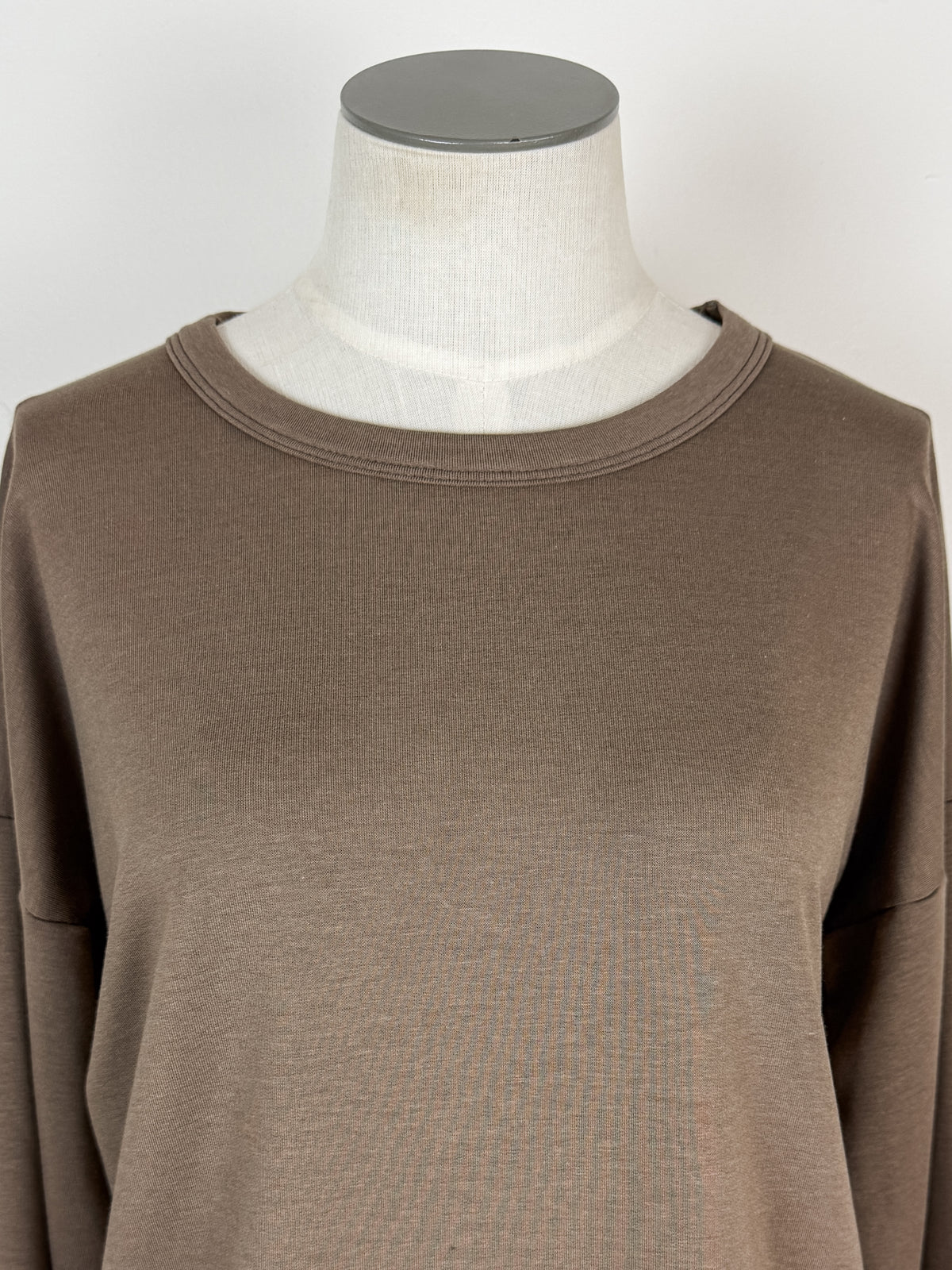 Addy Long Sleeve Top in Brown