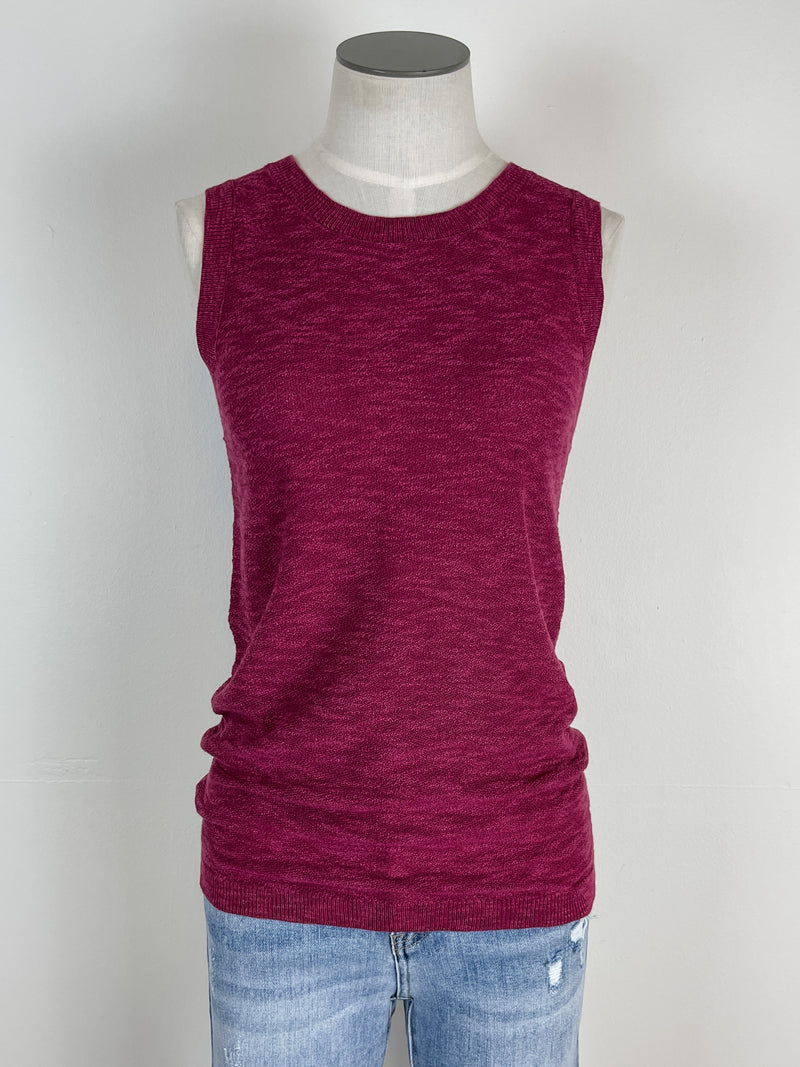Jessa Knit Tank in Berry