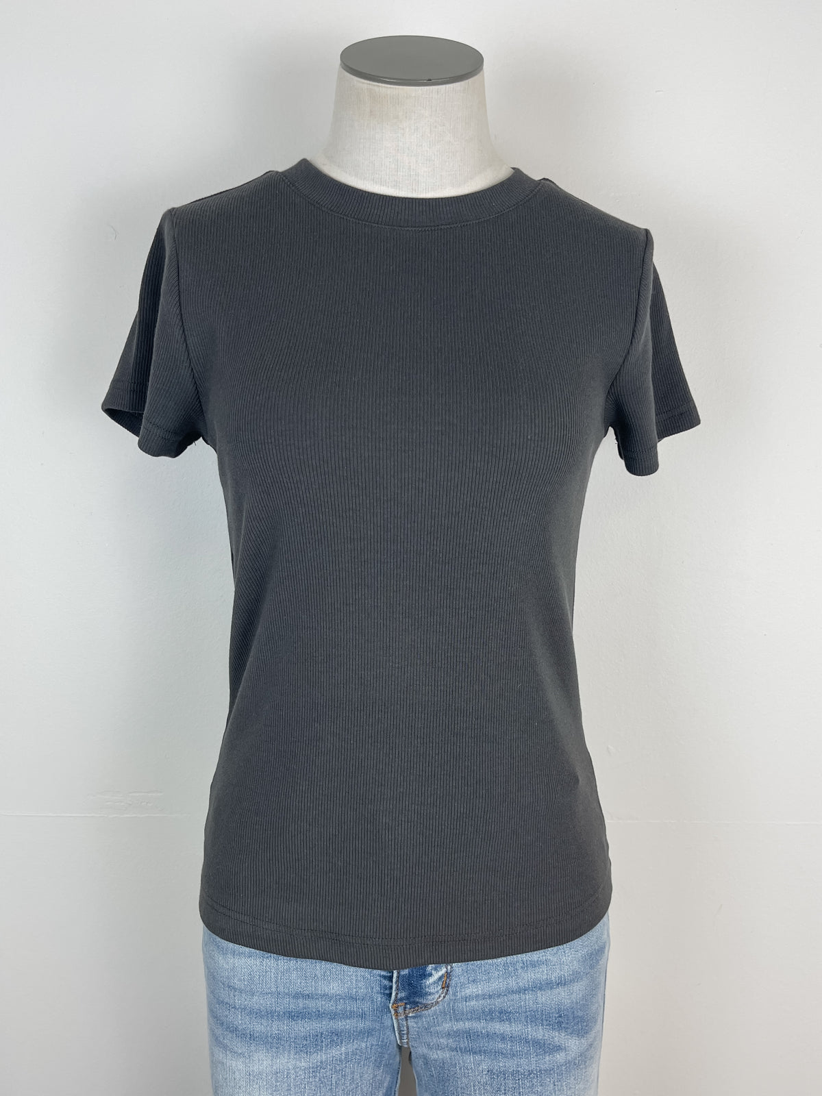 Thread & Supply Annie Tee in Black Granite