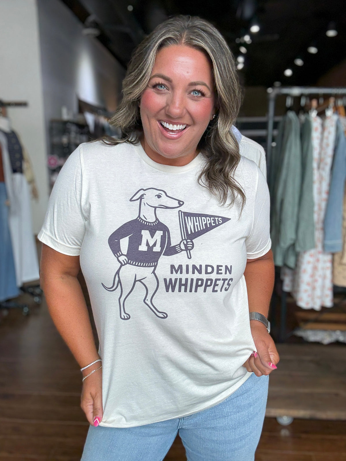 Minden Whippets Vintage Mascot Tee