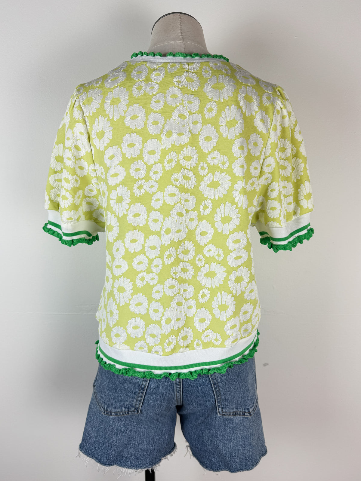 Jen Knit Top in Lime