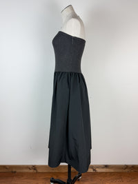 Ruby Strapless Maxi in Charcoal