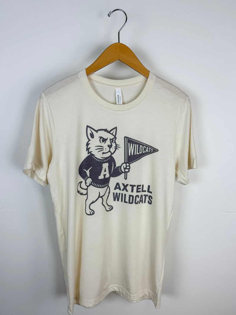 Axtell Wildcats Vintage Mascot Tee