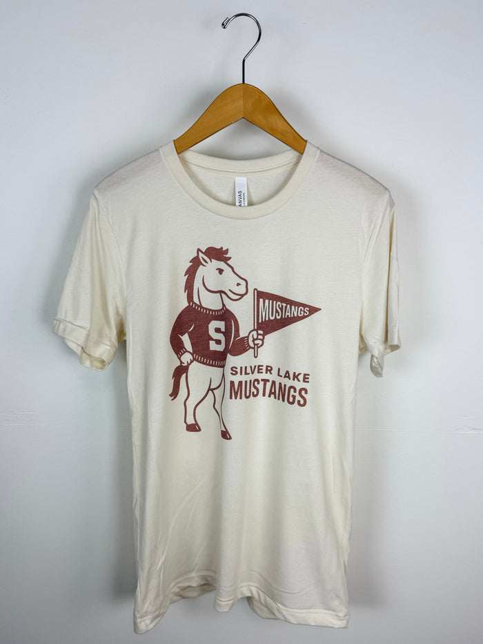 Silver Lake Mustangs Vintage Mascot Tee