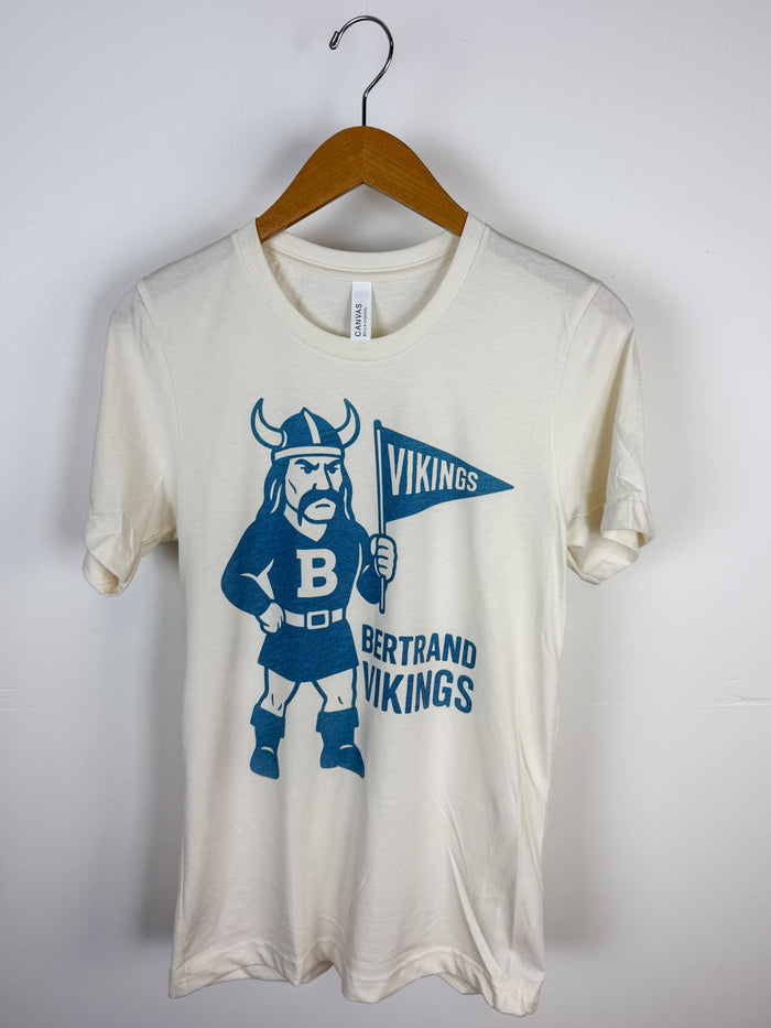 Bertrand Vikings Vintage Mascot Tee