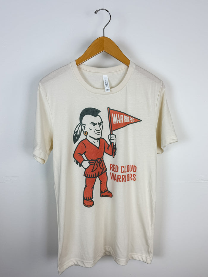 Red Cloud Warriors Vintage Mascot Tee