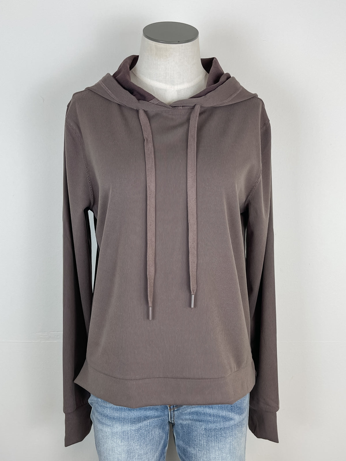 Thread & Supply Izzy Hoodie in Raisin Rib