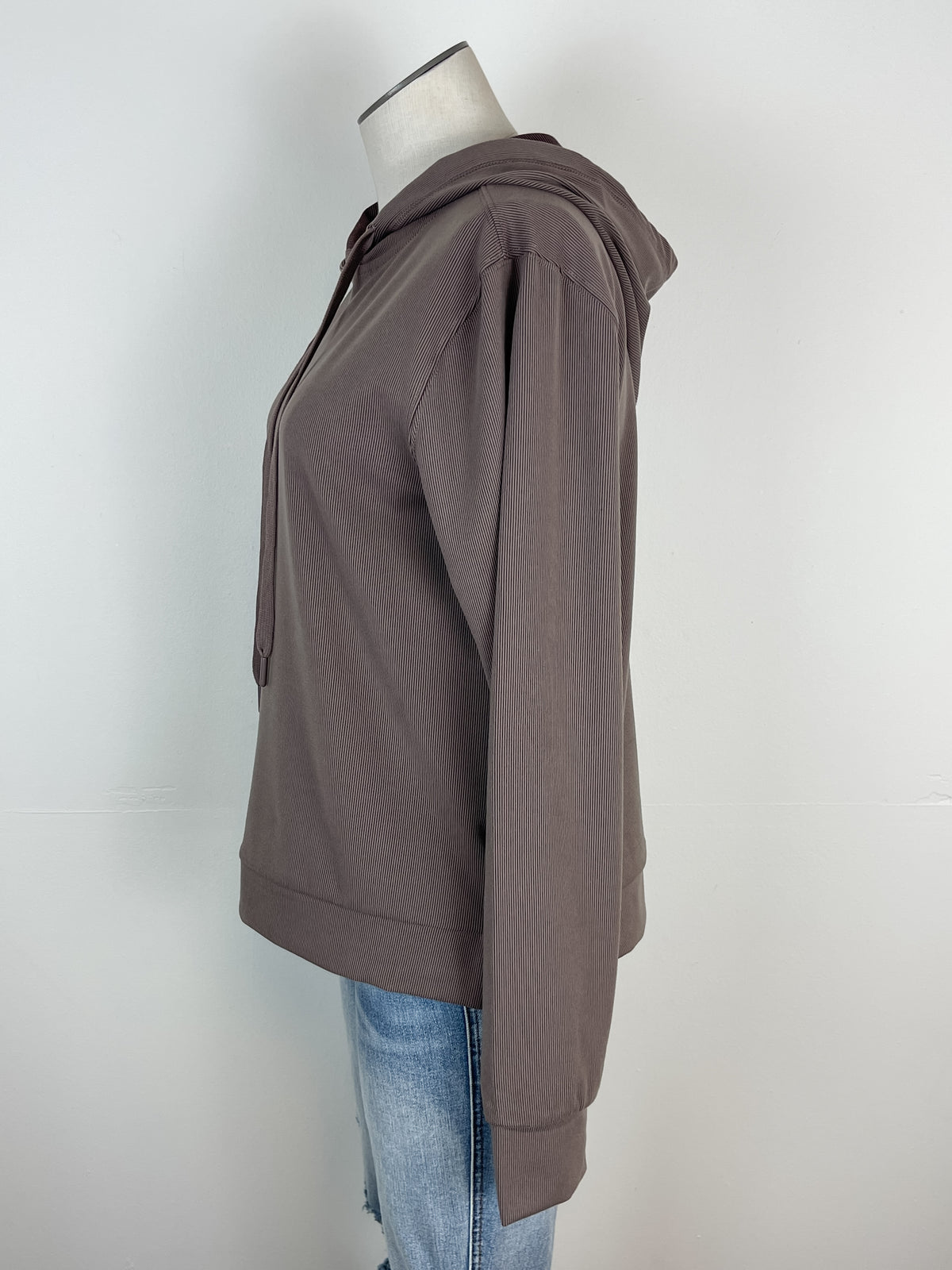 Thread & Supply Izzy Hoodie in Raisin Rib