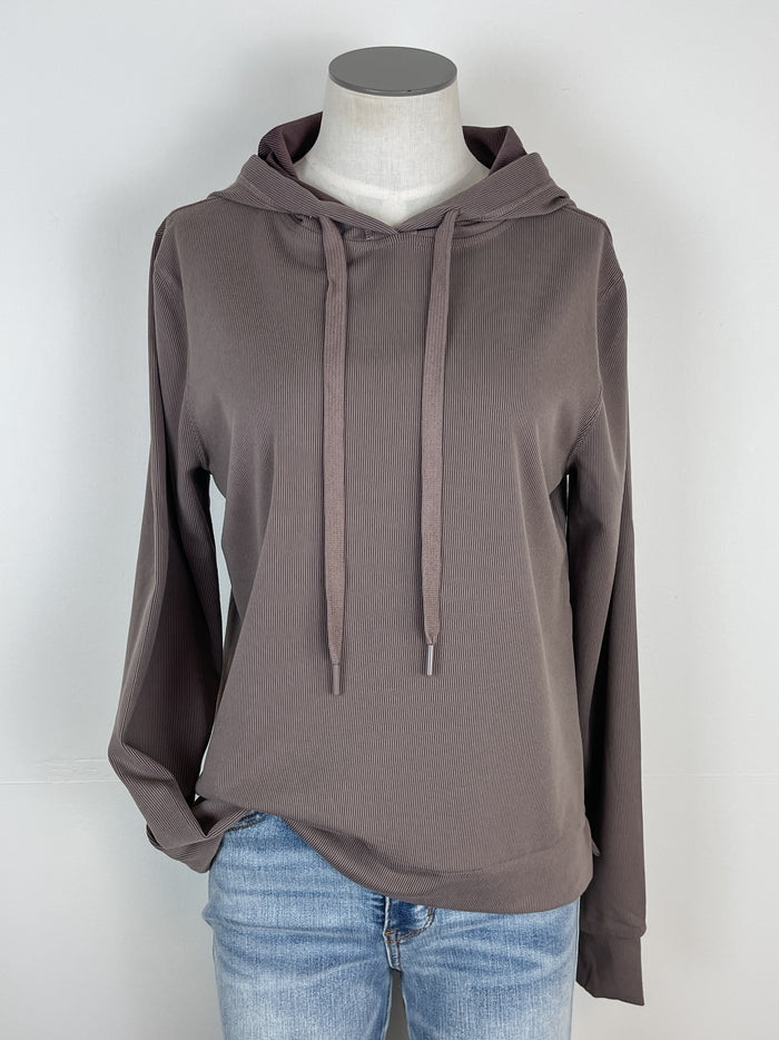 Thread & Supply Izzy Hoodie in Raisin Rib