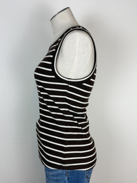 Thread & Supply Edlin Tank in Coffee/Off White