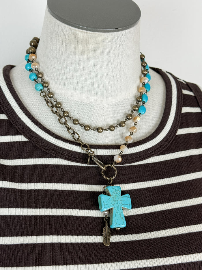 Valerie Necklace in Turquoise