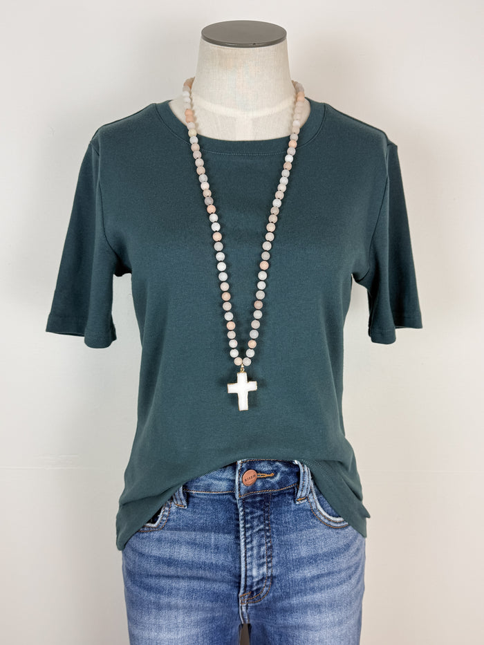 Eve Necklace in Blush