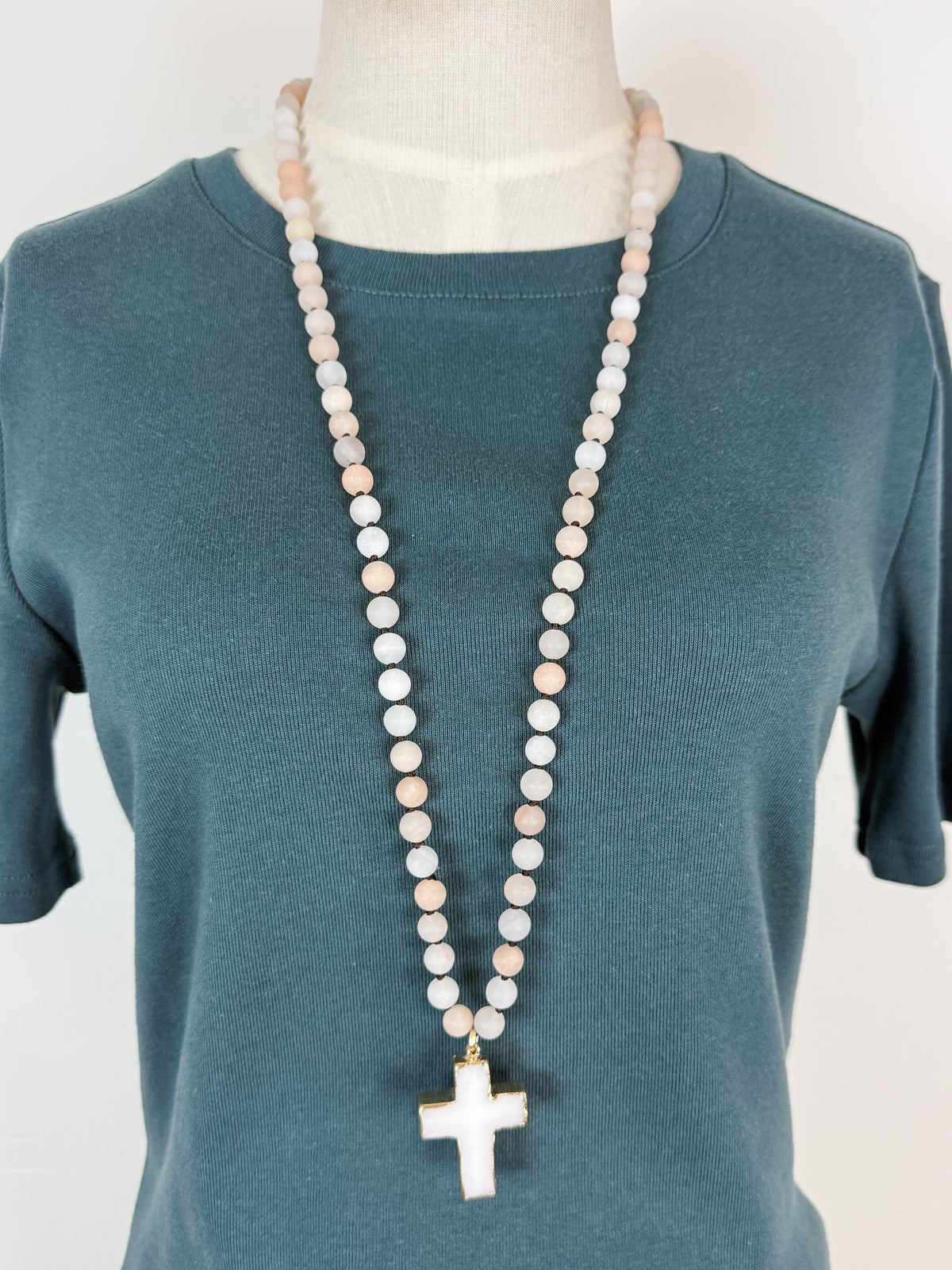 Eve Necklace in Blush