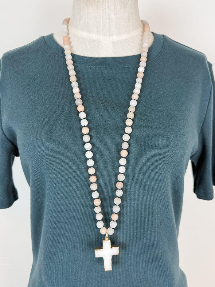 Eve Necklace in Blush