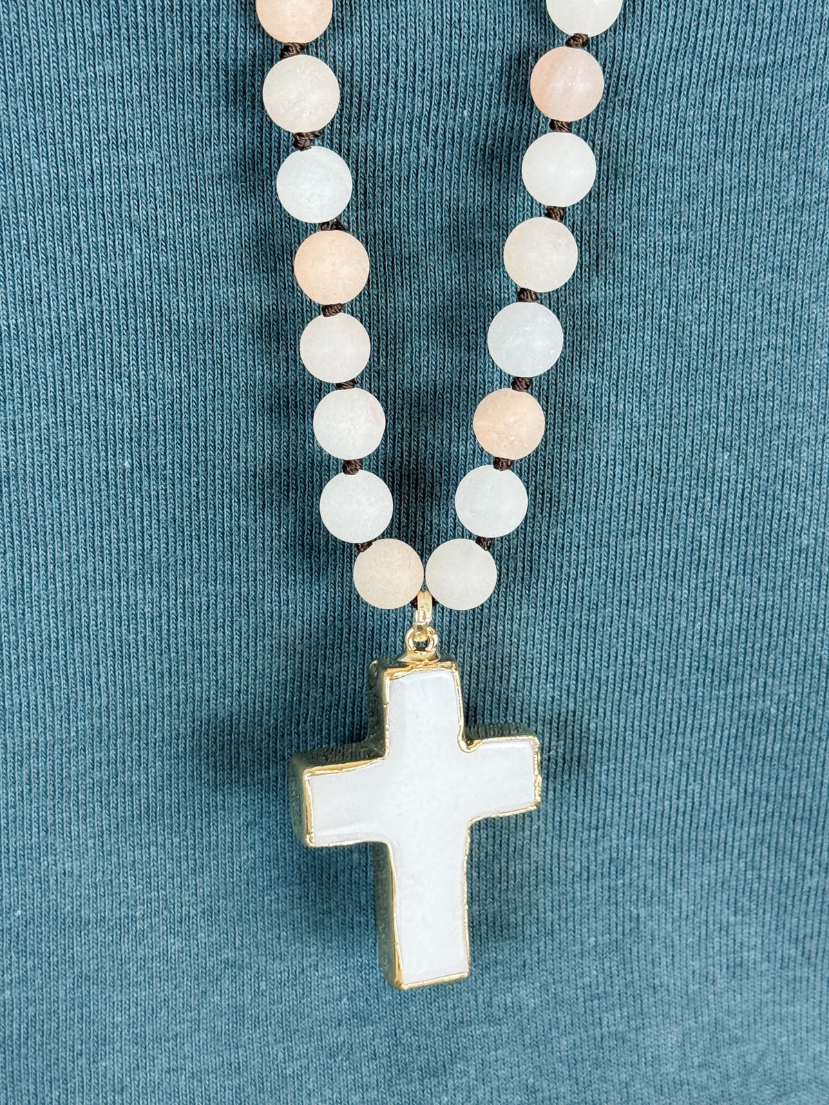 Eve Necklace in Blush