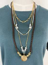 Daphne Necklace in Ivory