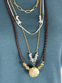 Daphne Necklace in Ivory