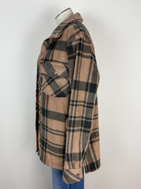 Thread & Supply Santa Fe Jacket in Pecan Black Plaid