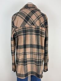 Thread & Supply Santa Fe Jacket in Pecan Black Plaid