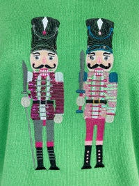 Nutcracker Christmas Sweater in Green