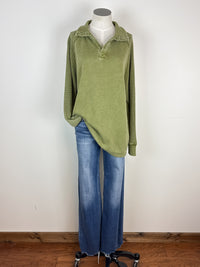 Laura Waffle Knit Pullover