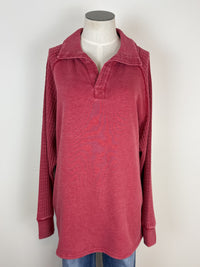 Laura Waffle Knit Pullover